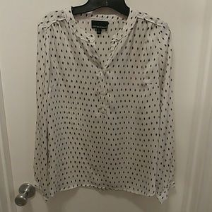 Black dotted blouse